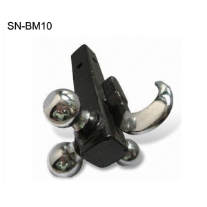 Tri-Ball Trailer Hitch Mount with Tow Hook 