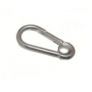 Stainless steel snap hook with eyelet