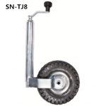 48mm Jockey wheel with pneumatic wheel metal rim