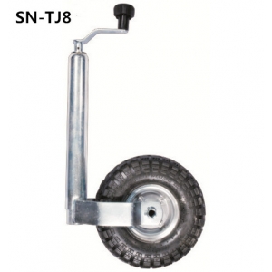 48mm Jockey wheel with pneumatic wheel metal rim